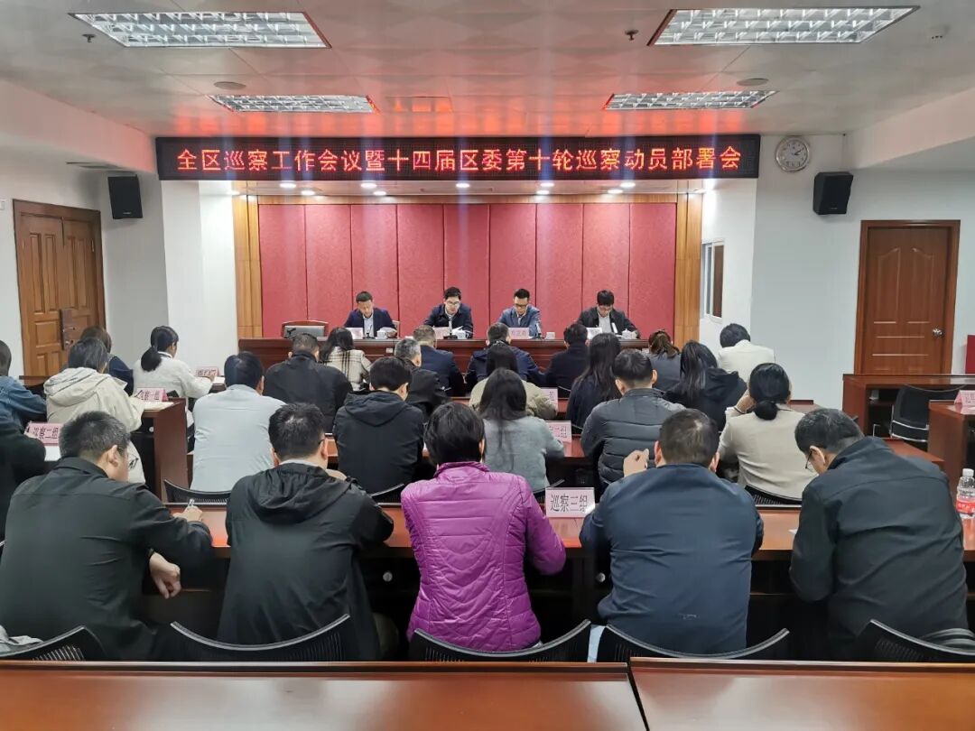 全区巡察工作会议暨十四届区...